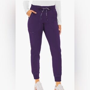 Women's Purple Scrub Jogger Pants